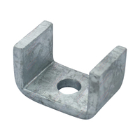 Axle Pad U-Type 50mm x 40mm x 8mm Thick suit 50mm Round and 50mm Square Axle