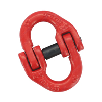 13mm 5.3t Red Hammerlock Chain Connector Joiner Chain Shackle Grade 80 Alloy Steel 