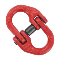 8mm 2t Red Hammerlock Chain Connector Joiner Chain Shackle Grade 80 Alloy Steel