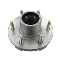 Land Cruiser 6 DeeMaxx Galvanised Hub Extended 6K American No Bearings or Seals #HUB-655-GALV