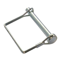 Square Lynch pin 8mm Retaining Clip Zinc Plated