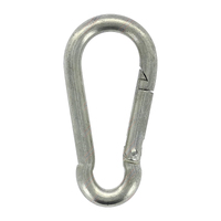 Snap Hook Carabiner To suit Trailers Rigging or Securing 8mm Zinc