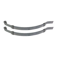 2 Leaf Slipper Spring and Eye 711mm Long Trailer Parts One Pair Dacromet Galvanised 600kg