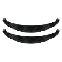 9 Leaf Eye to Eye Springs Trailer Parts One Pair Black Finish 2000kg per pair