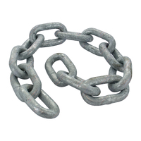 13mm Galvanised 3500kg Rated Trailer Safety Chain 600mm Length ADR Stamped