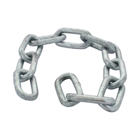 8mm Galvanised 1600kg Rated Boat Trailer Safety Chain 460mm Length ADR Stamped