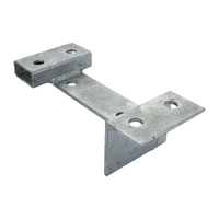 Coupling Adapter Plate 2 Hole to 4 Hole Galvanised For Boat Trailer