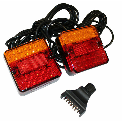 LED Trailer Tail Lights Kit Stop Tail Indicator 12V ADR Approved ...